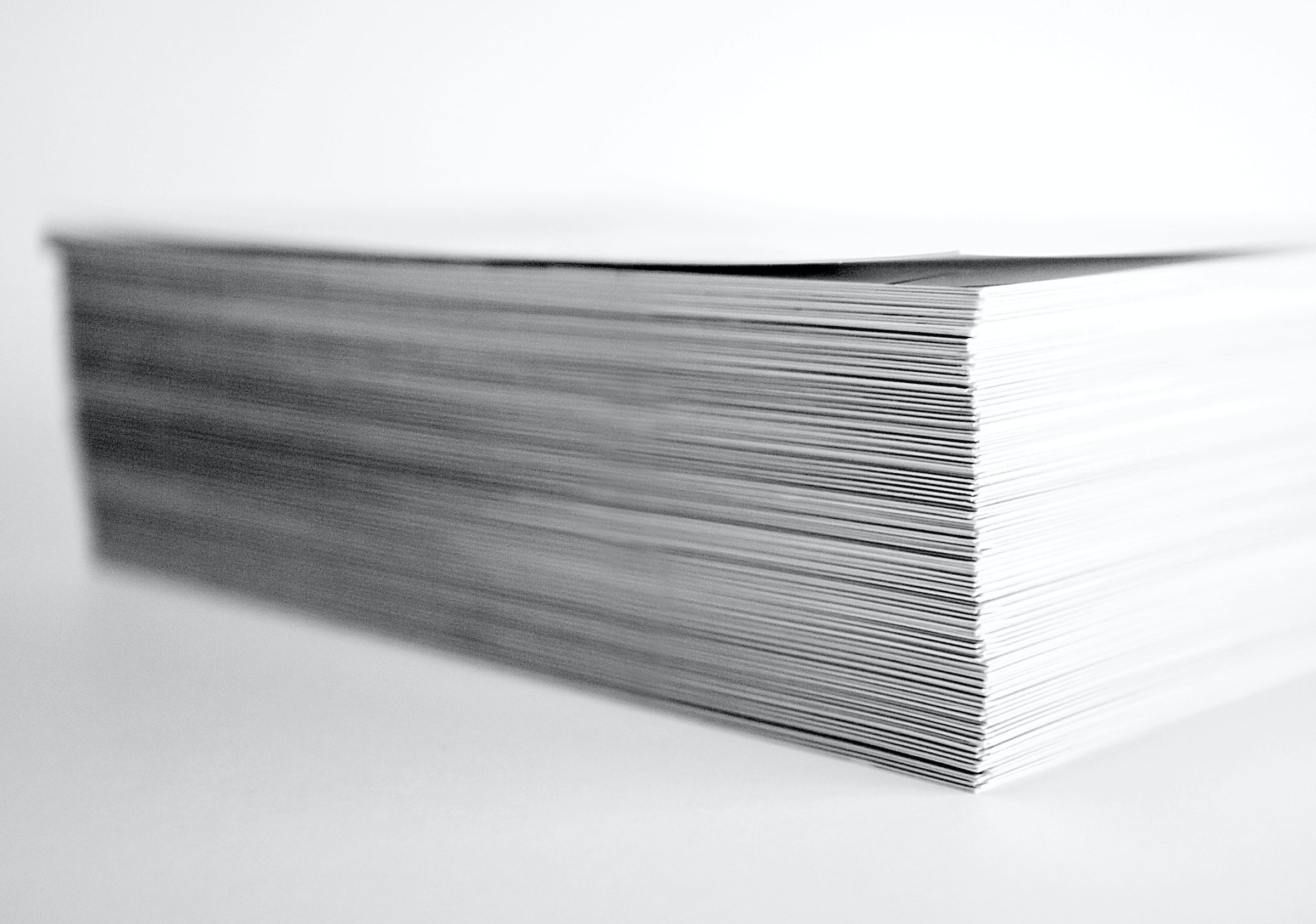 Stack of papers. Image by Ron Dyar courtesy of Unsplash.