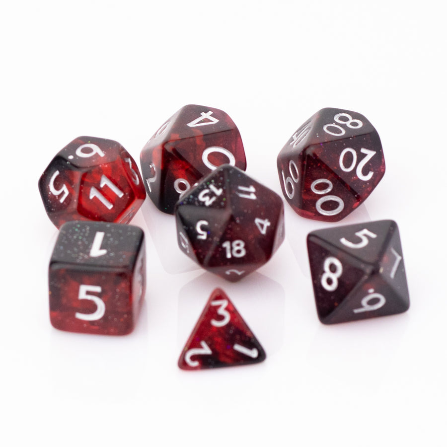 Emberstone | Resin DND Dice Set | Resin RPG Dice