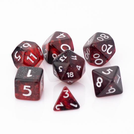 Emberstone | Resin DND Dice Set | Resin RPG Dice