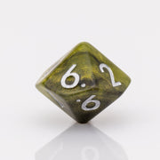 Pyrite | Resin DND Dice Set | Resin RPG Dice