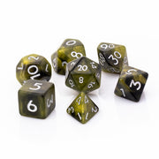 Pyrite | Resin DND Dice Set | Resin RPG Dice