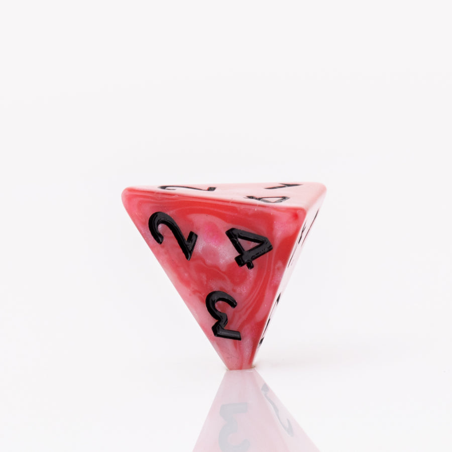 Salamander Sands | Resin DND Dice Set | Resin RPG Dice