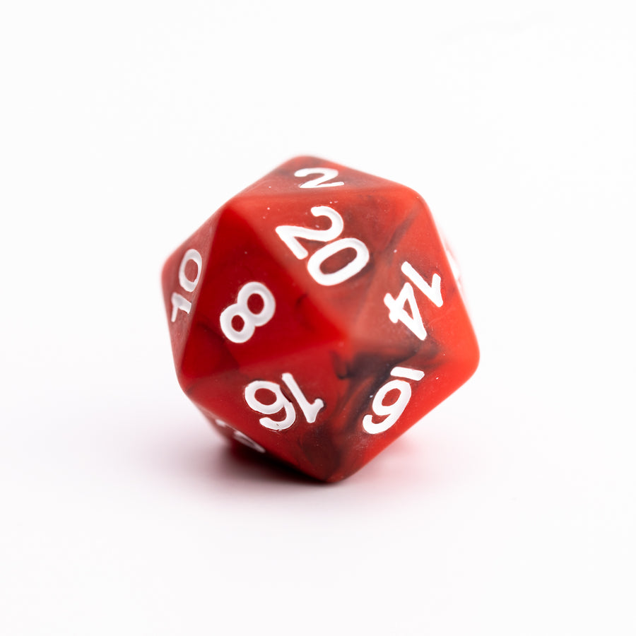 Mars | Resin RPG Dice Set | Resin DND Dice