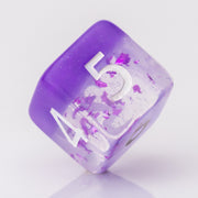 Purple Rain | Resin RPG Dice Set | Resin DND Dice