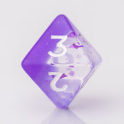 Purple Rain | Resin RPG Dice Set | Resin DND Dice