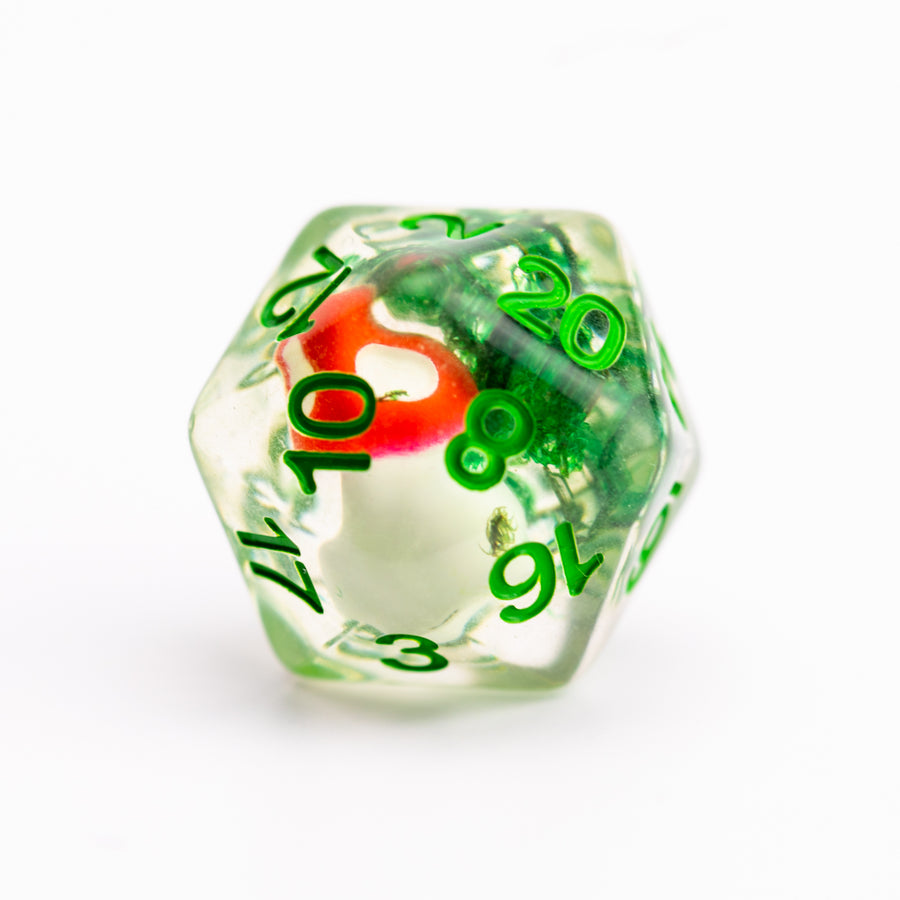 Shroom Bloom | Resin DND Dice Set | Resin RPG Dice