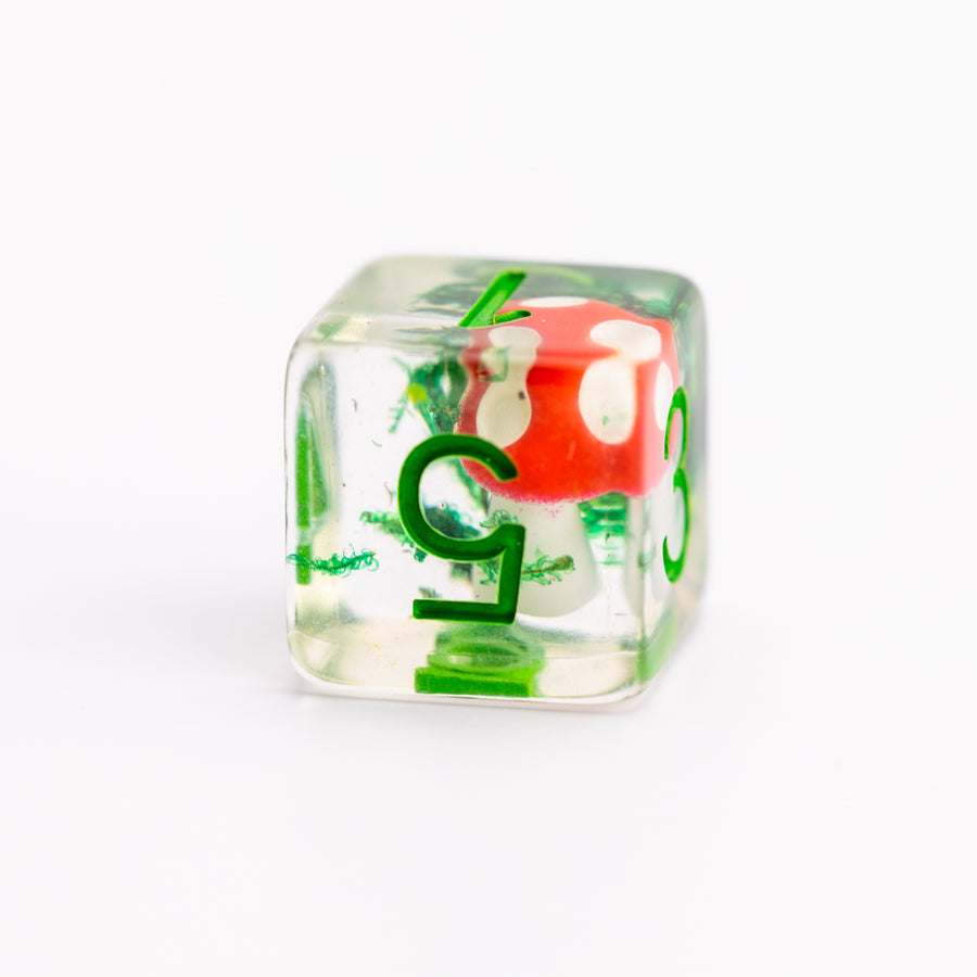 Shroom Bloom | Resin DND Dice Set | Resin RPG Dice