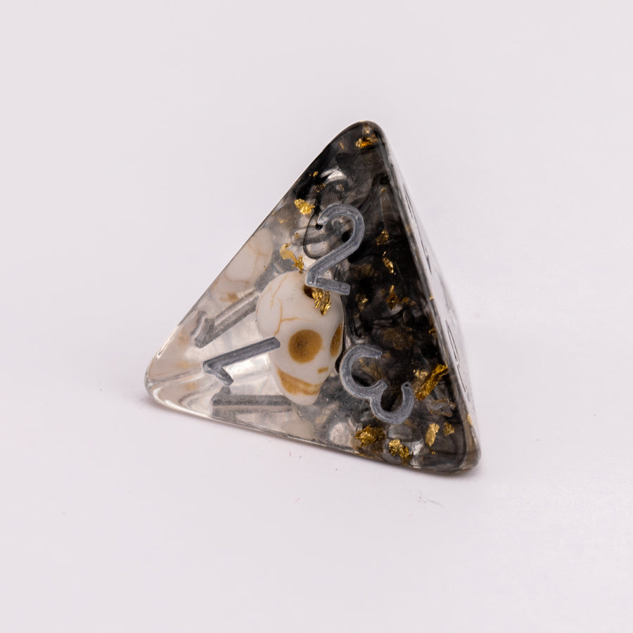 Skullybonez | Resin DND Dice Set | Resin RPG Dice