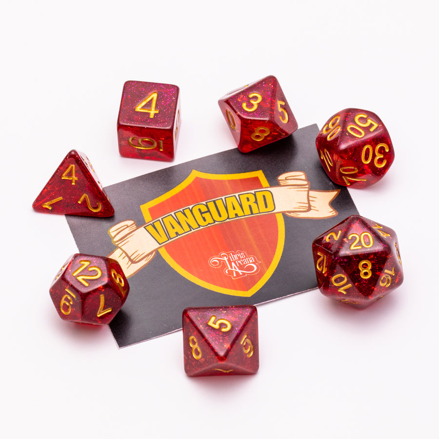 Vanguard | Resin RPG Dice Set | Resin DND Dice