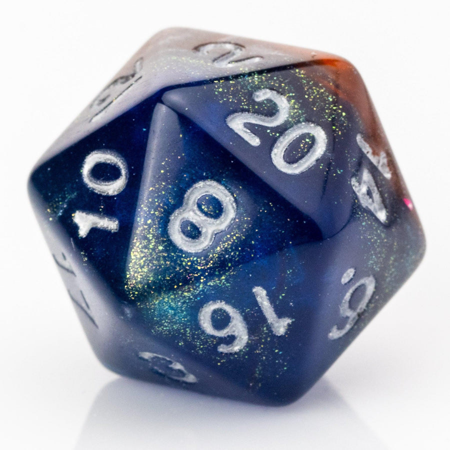 Djinni, limited edition resin RPG dice set, D20.