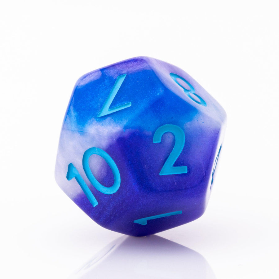 Cerulean Haze | Resin RPG Dice Set | Resin DND Dice