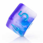 Cerulean Haze | Resin RPG Dice Set | Resin DND Dice